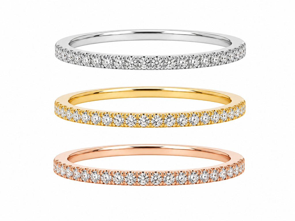 Diamond Eternity Ring Trio