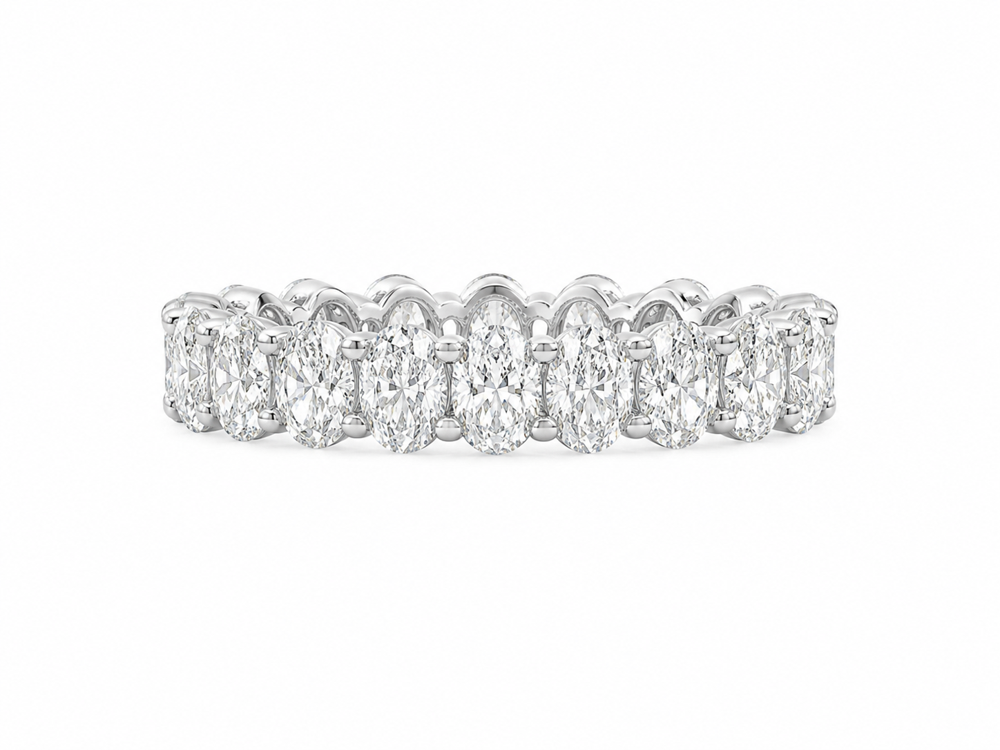Oval Diamond Eternity Ring