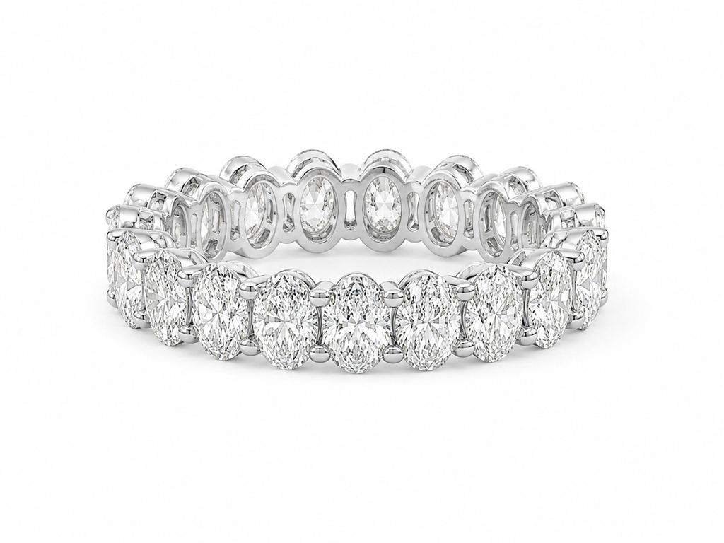 Oval Diamond Eternity Ring