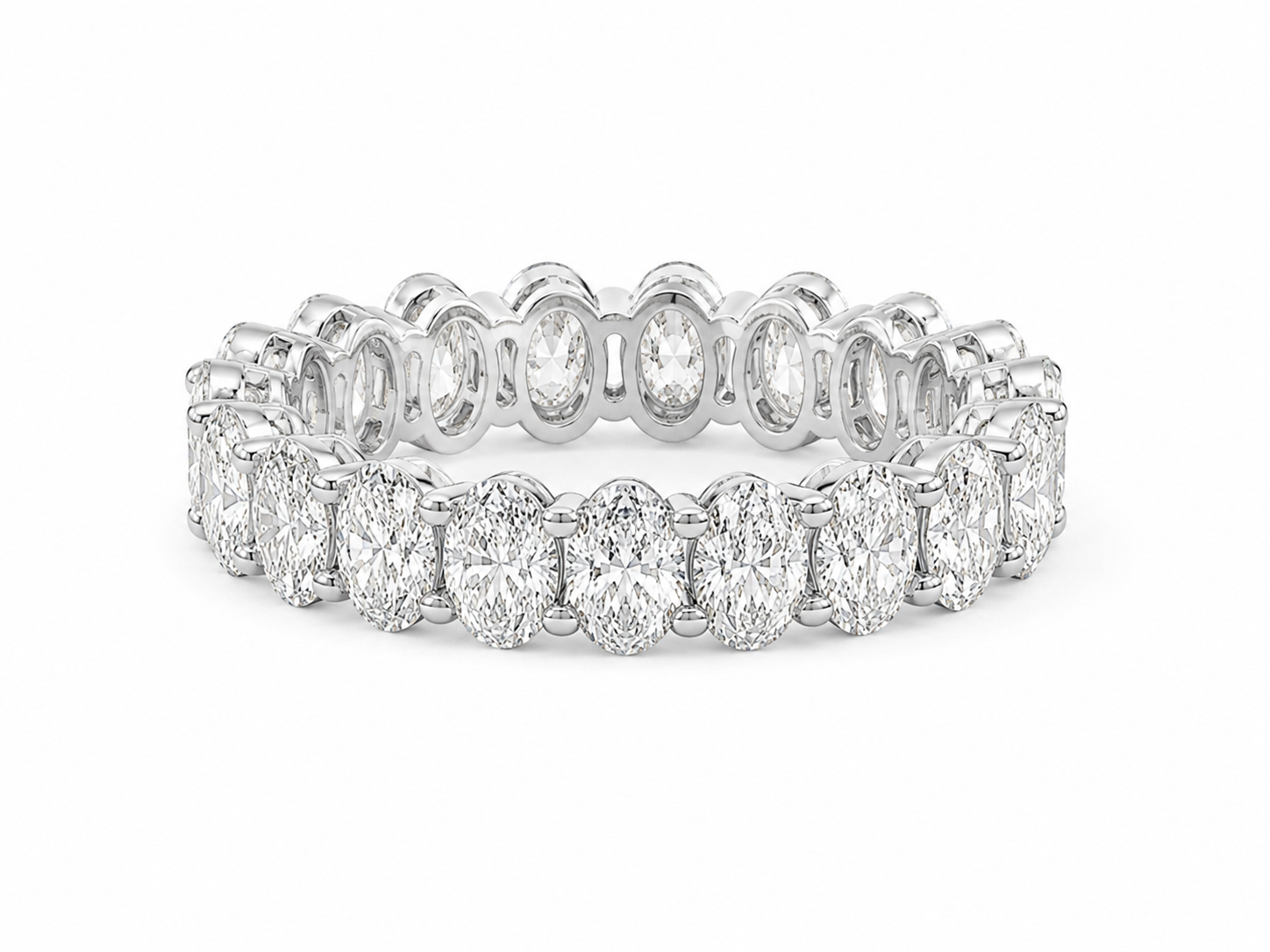 Oval Diamond Eternity Ring
