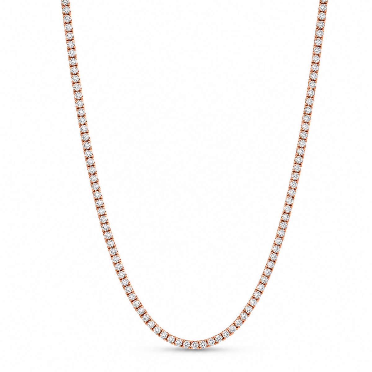 Classic Lab- Grown Diamond Tennis Necklace