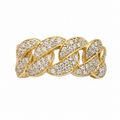 Diamond Cuban Link Ring