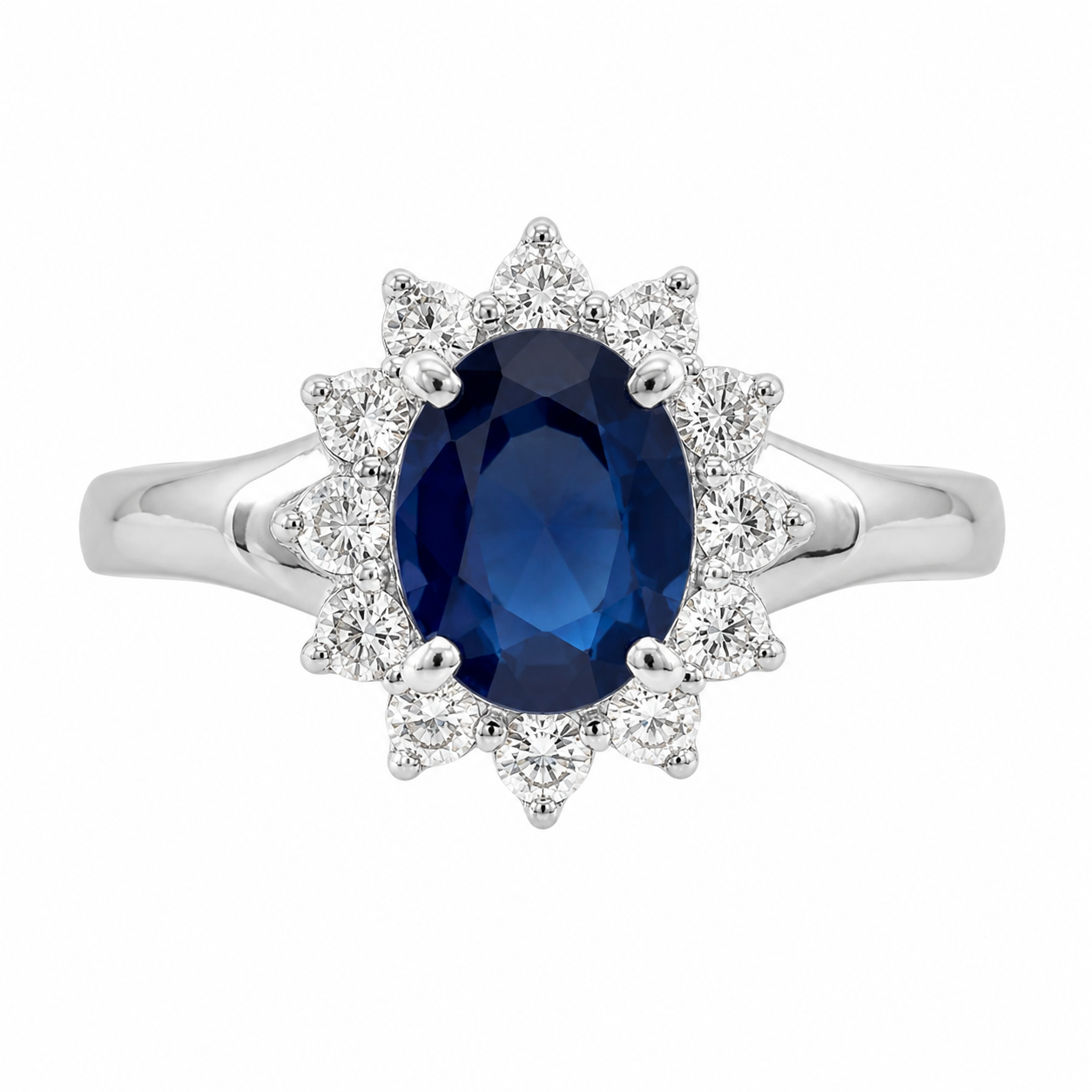 Vintage Sapphire & Diamond Ring