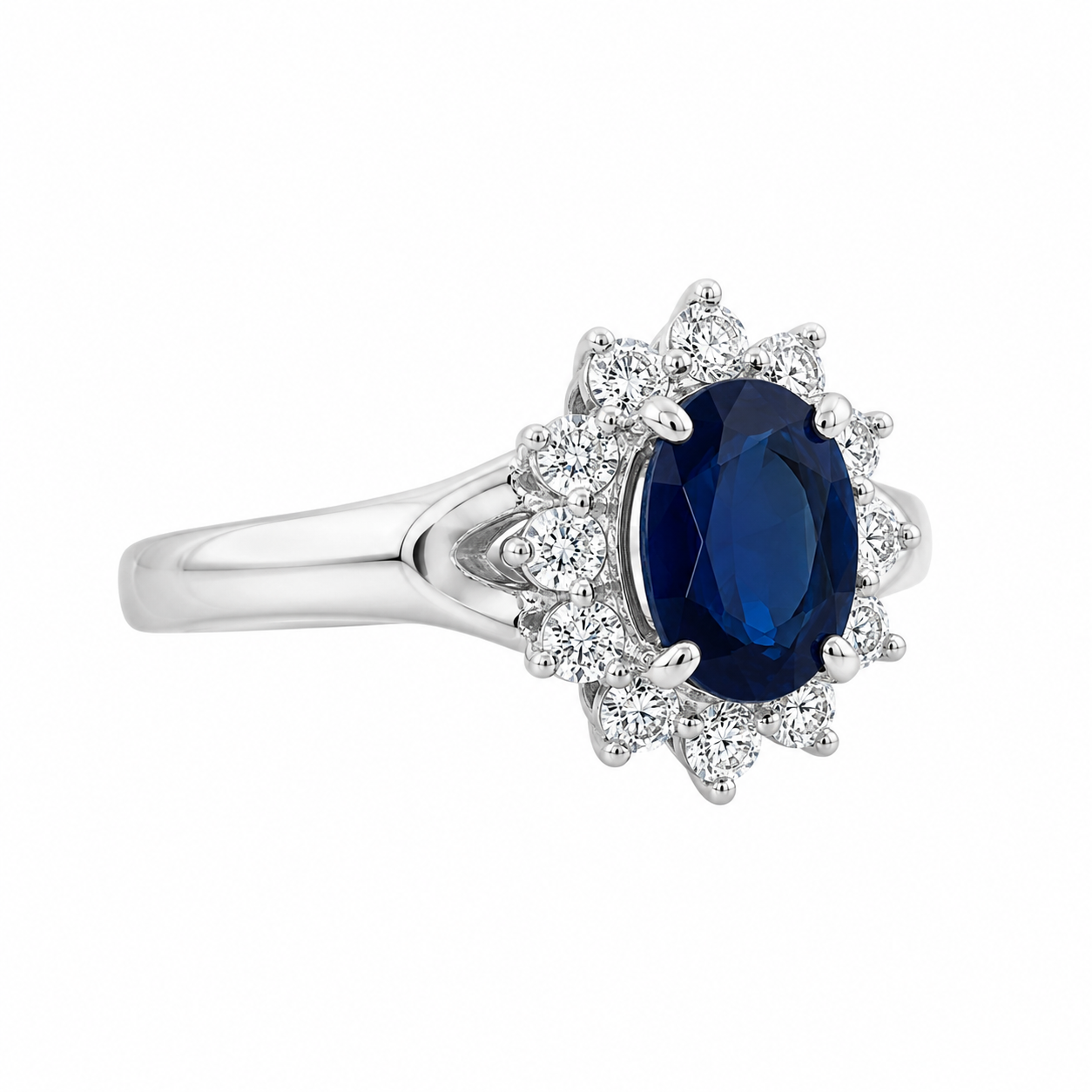 Vintage Sapphire & Diamond Ring