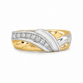 Vintage Two-Tone Diamond Ring