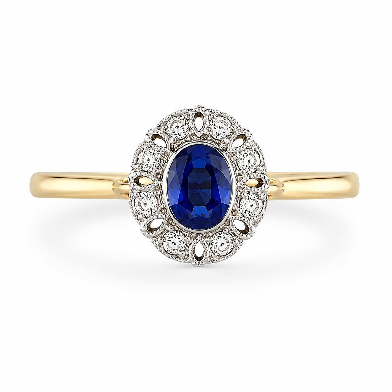 Vintage Blue Topaz Ring