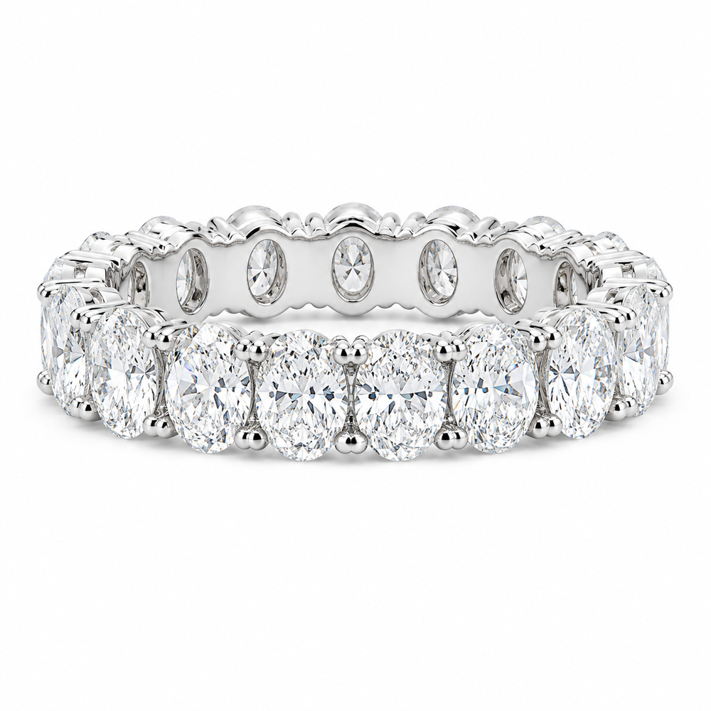 Oval Diamond Eternity Ring