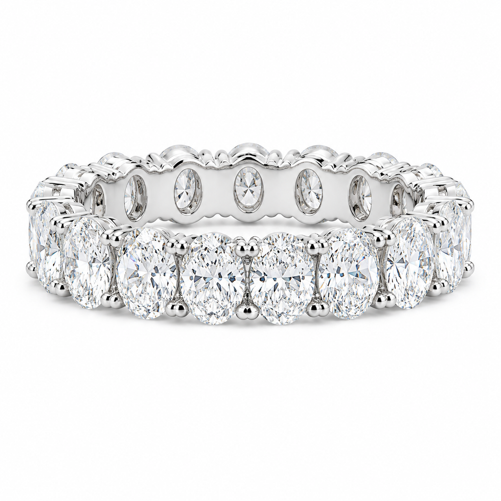 Oval Diamond Eternity Ring