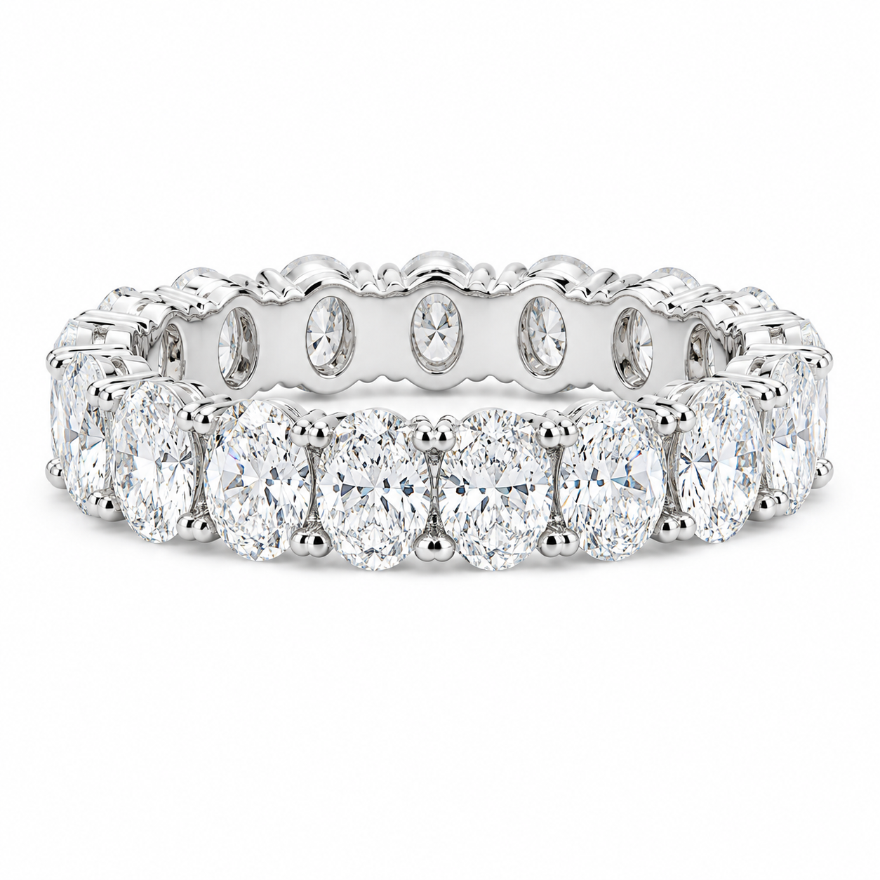 Oval Diamond Eternity Ring