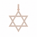 Diamond Star of David Pendant
