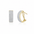 Pavé Diamond Huggie Earrings
