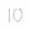 Diamond Huggie Earrings
