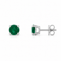 Emerald Stud Earrings