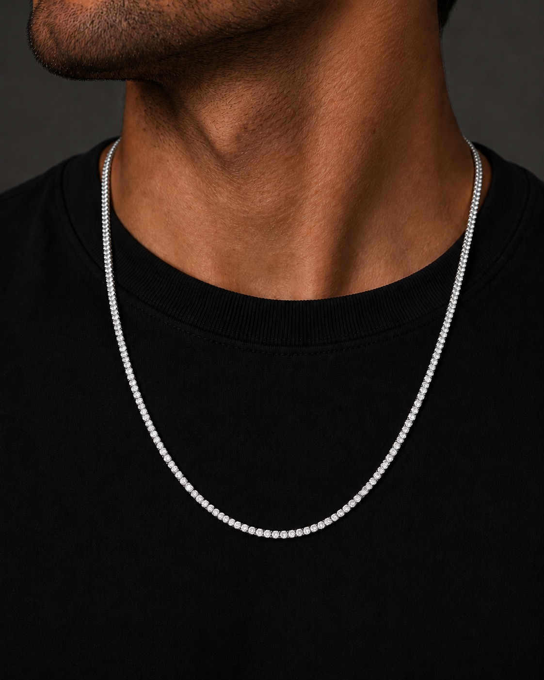 Classic Lab Grown Diamond Tennis Necklace