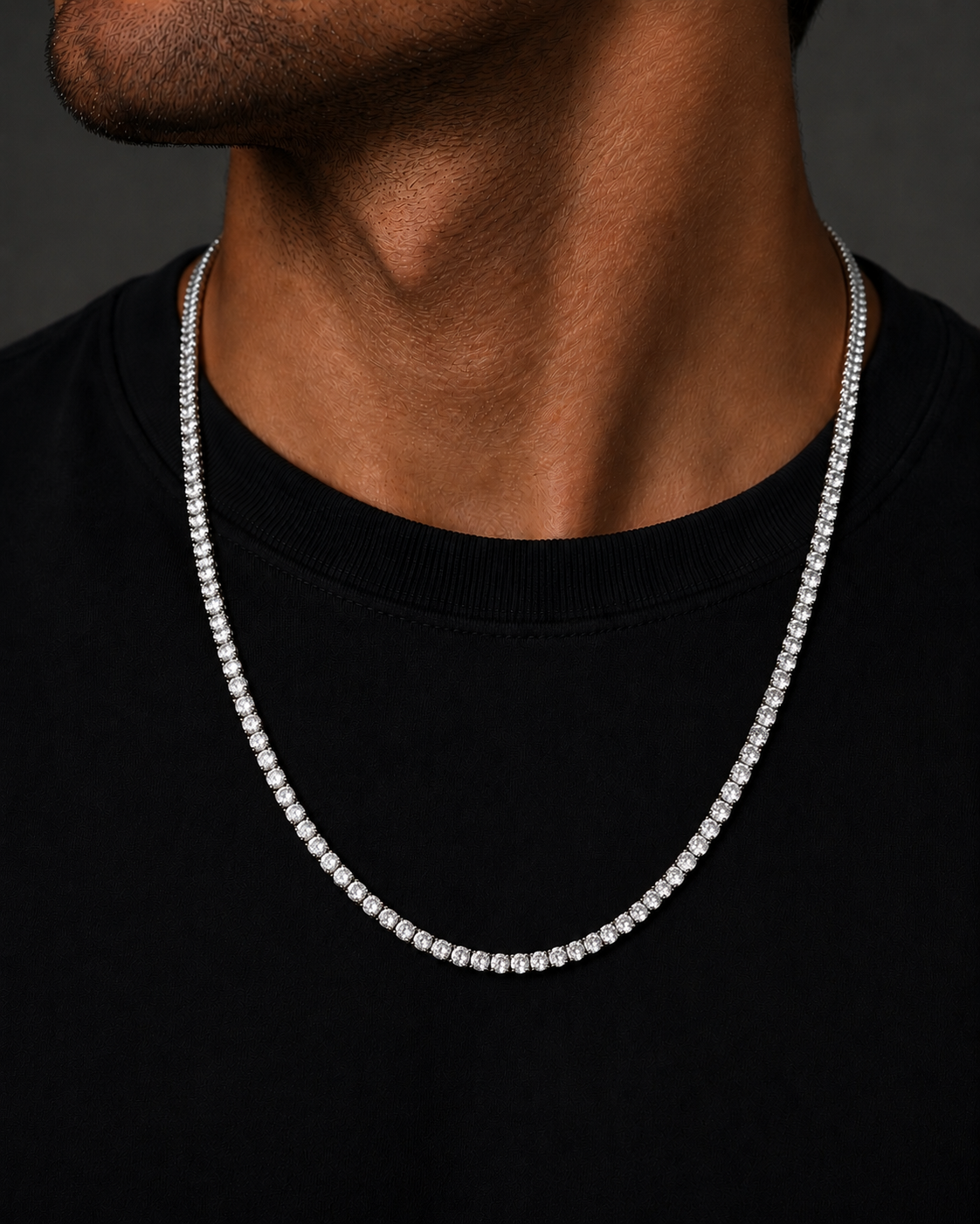 Classic Lab Grown Diamond Tennis Necklace