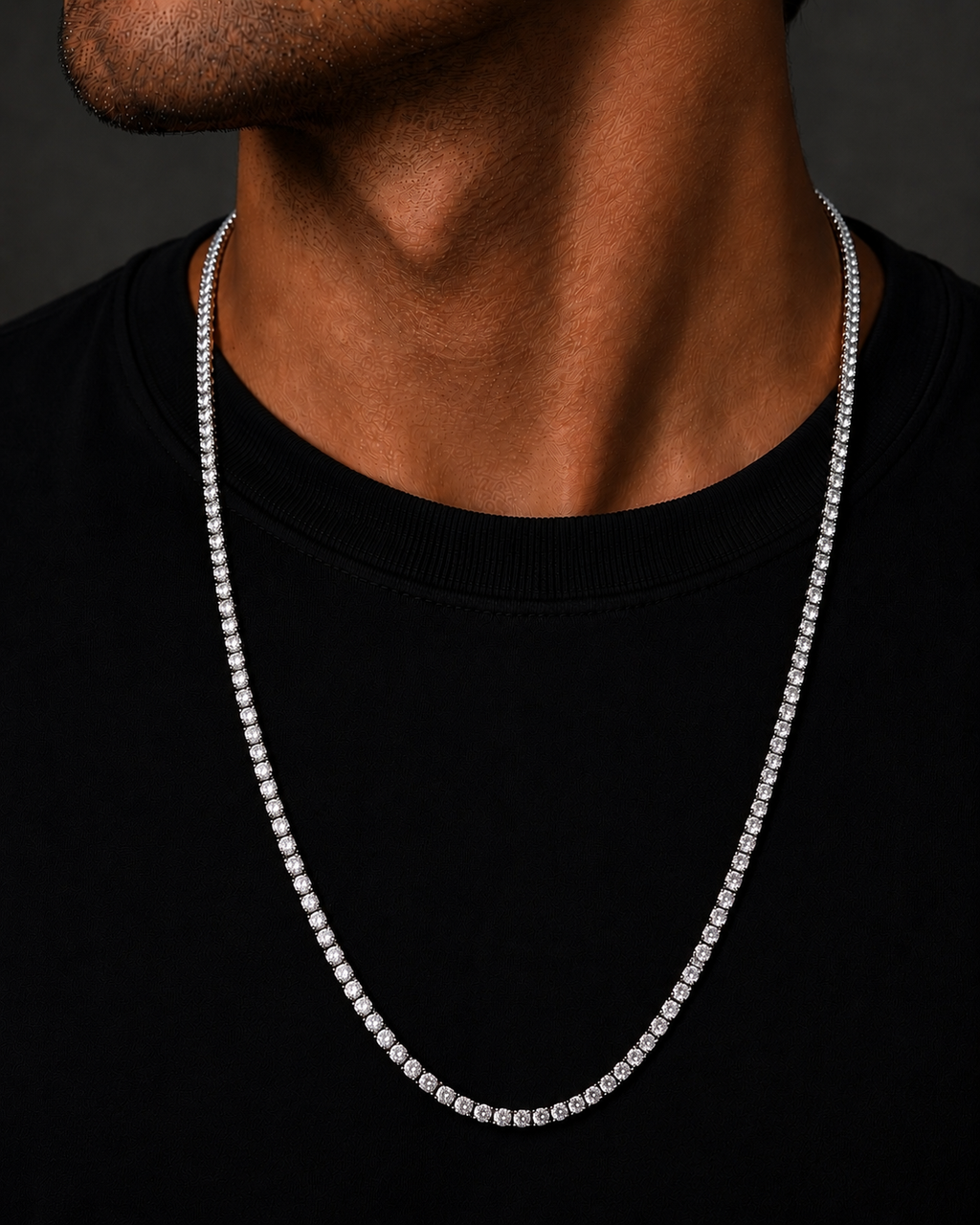 Classic Lab Grown Diamond Tennis Necklace
