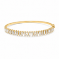 Baguette Diamond Bangle