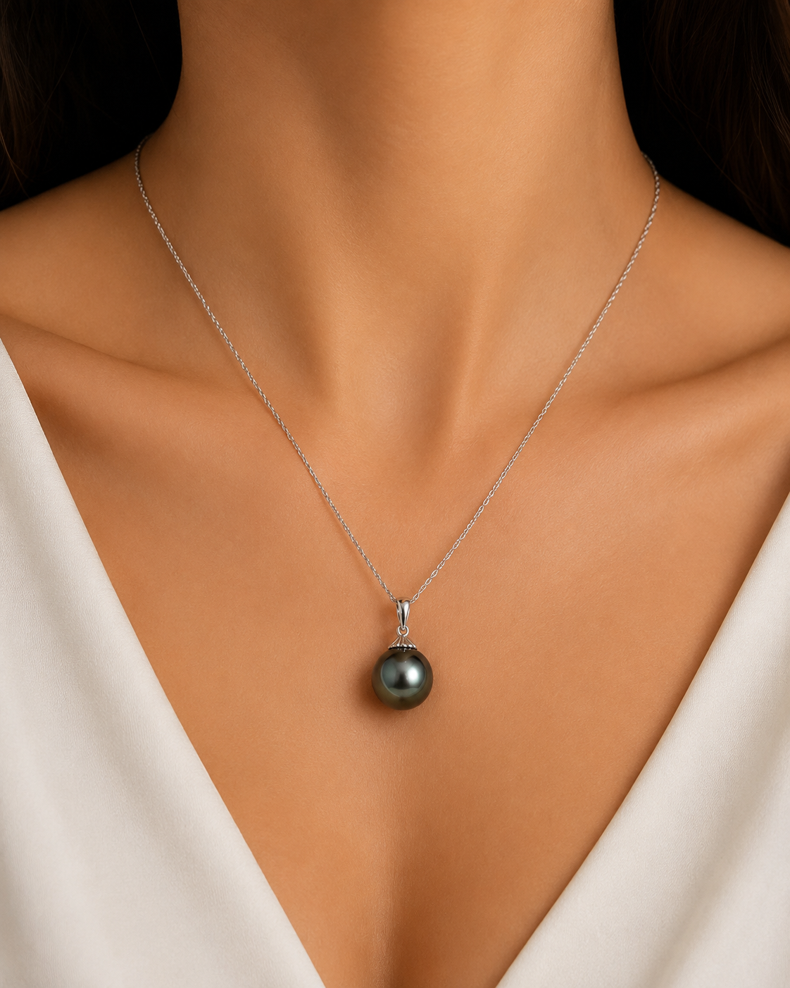 Tahitian Pearl Pendant Necklace