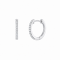 10 MM Diamond Huggie Earrings