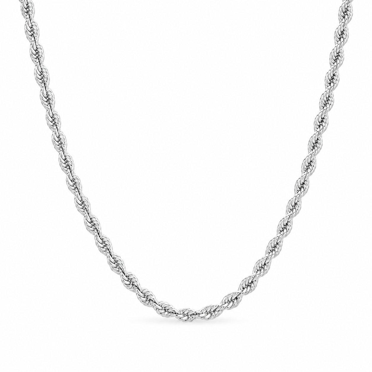 14K Gold Rope Chain Necklace