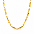 14K Gold Mariner Link Chain Necklace