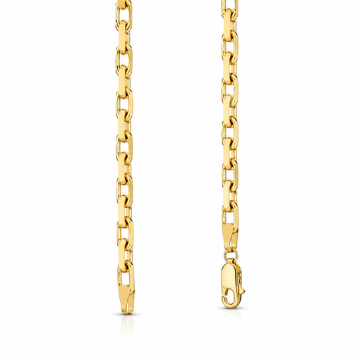 14K Solid Gold Hermes Link Necklace