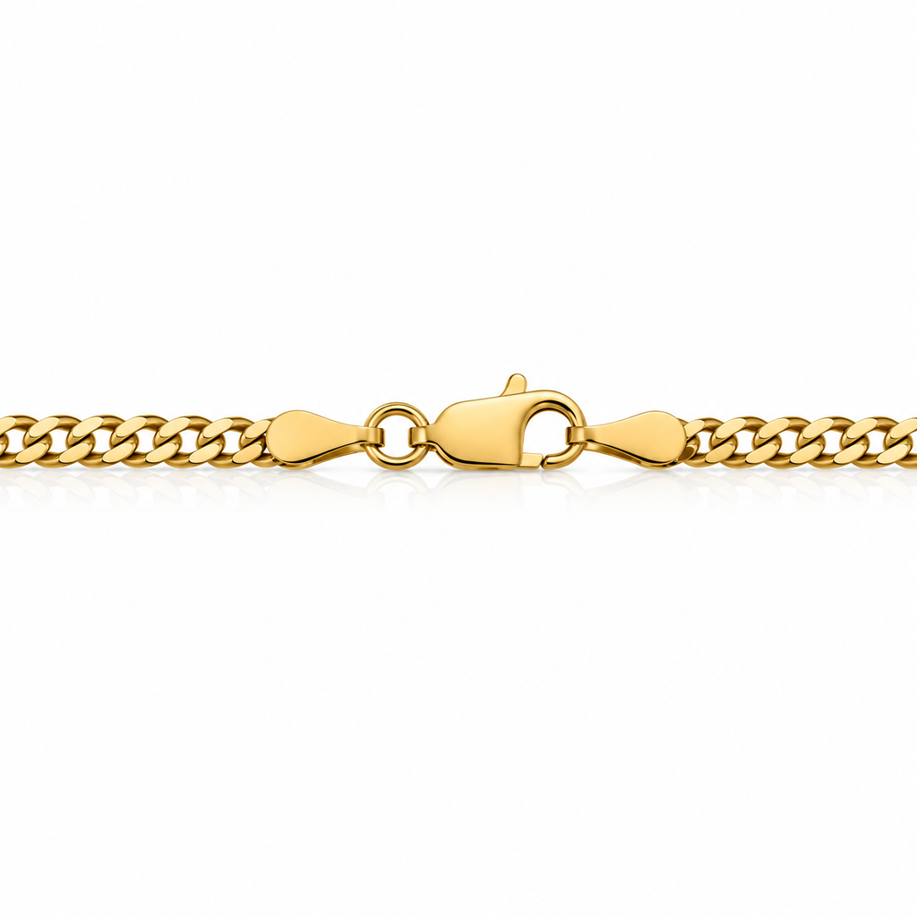 14K Gold Dainty Cuban Link Necklace