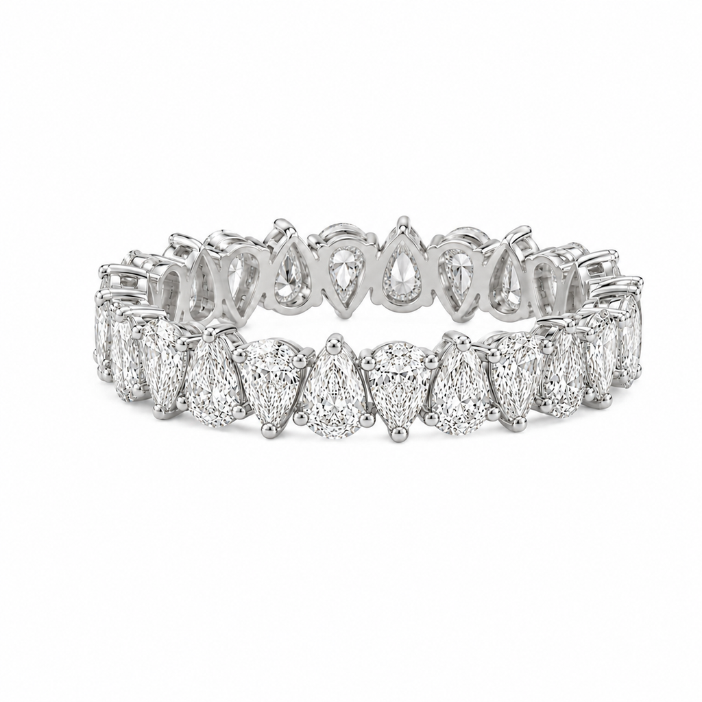 Pear- Shape Diamond Eternity Ring