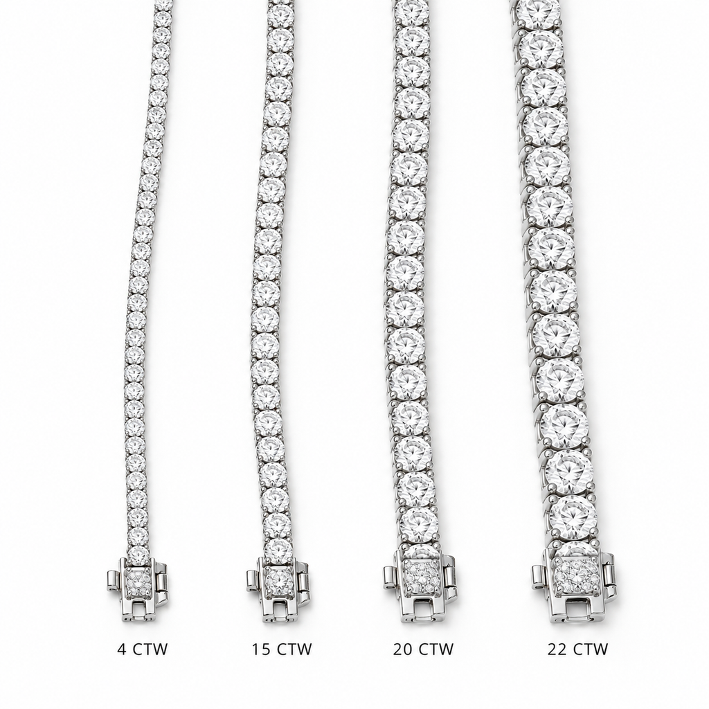 Classic Lab- Grown Diamond Tennis Necklace