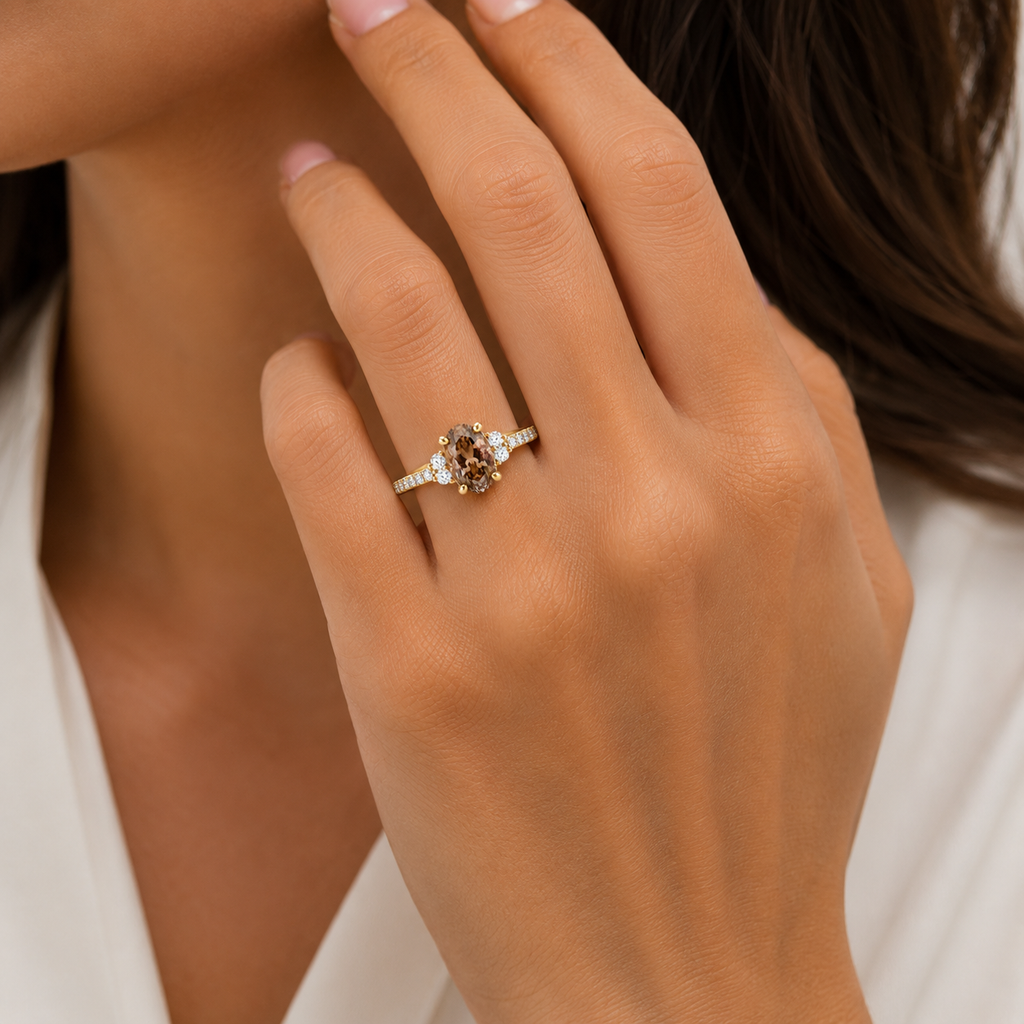 GIA Certified Fancy Brown Diamond Ring