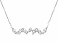 Marquise & Pear-Shape Diamond Bar Necklace
