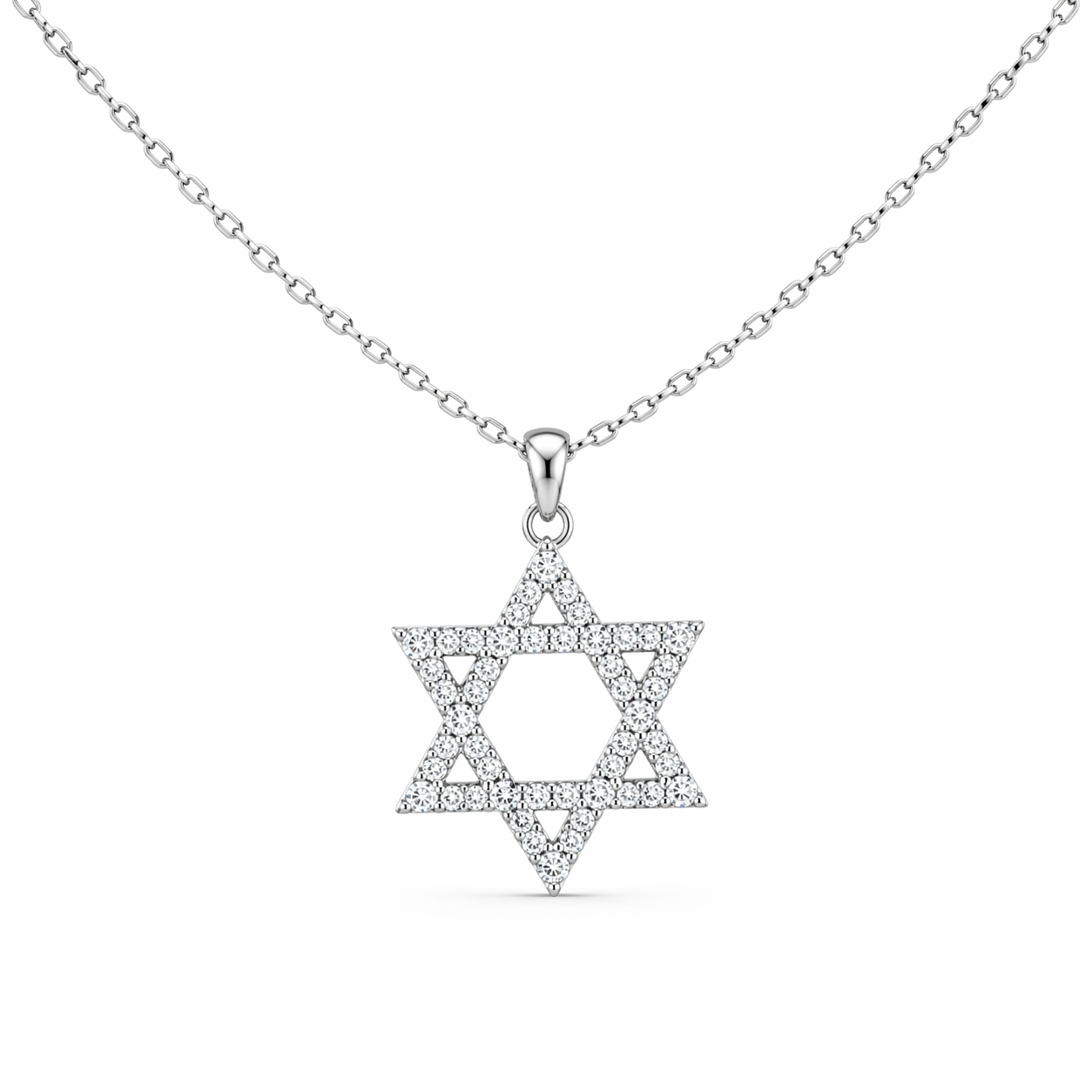 Diamond Star Pendant Necklace