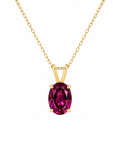 Garnet Pendant Necklace