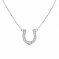 Diamond Horseshoe Necklace