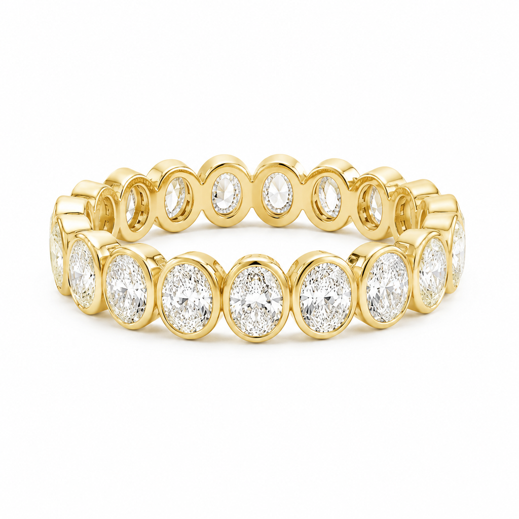 Oval Lab-Grown Diamond Eternity Band – 3.61 ctw
