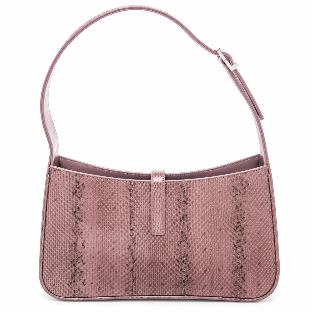 Saint Laurent Le 5 à 7 Snakeskin Shoulder Bag