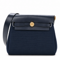 Hermès Herbag Zip 20 Mini Bleu Indigo