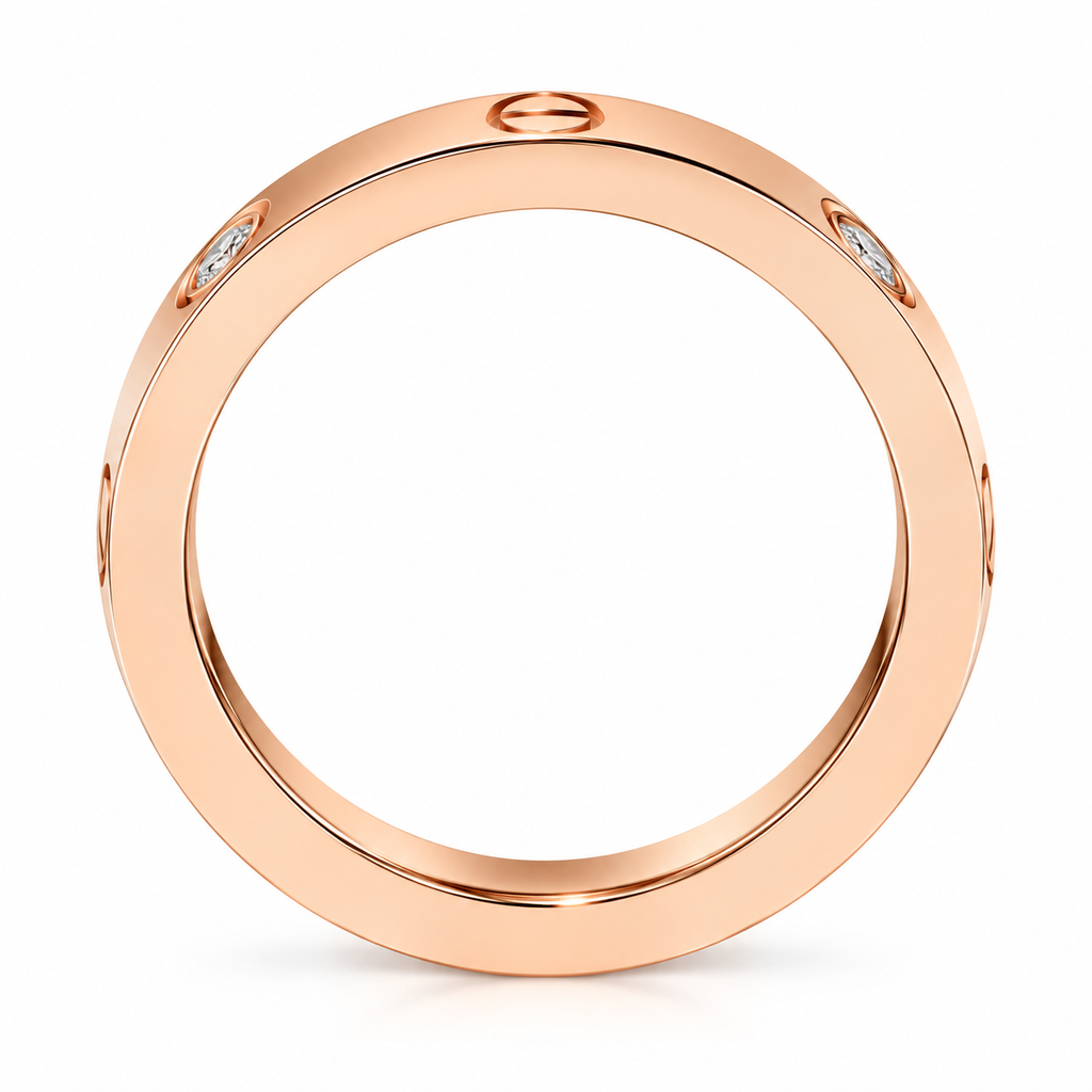 Cartier Love Ring Classic Model- 3 Diamonds