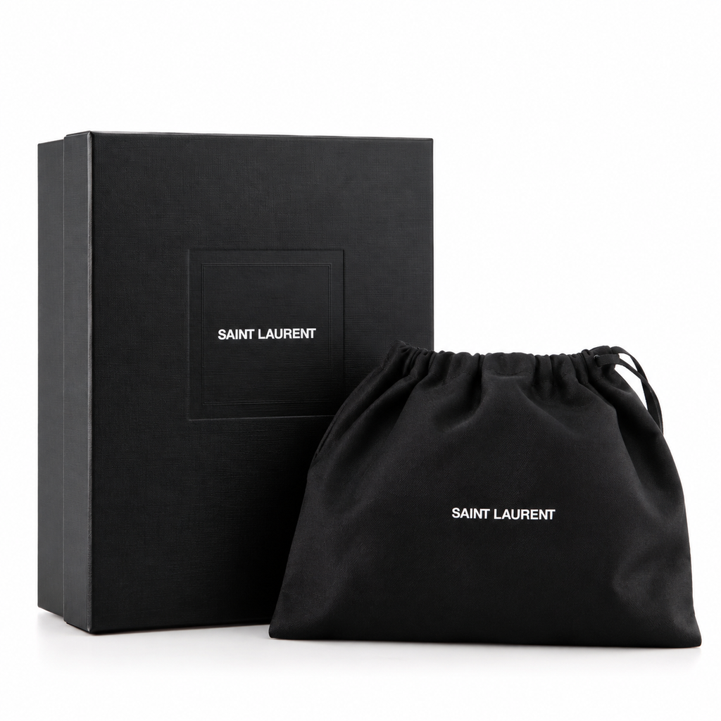 Saint Laurent Le 5 à 7 Snakeskin Shoulder Bag