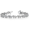Diamond Bubble Style Bracelet In White Gold (1 3/4 Ctw)
