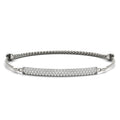 Adjustable Triple Row Diamond Bracelet in White Gold - 3/4 ctw